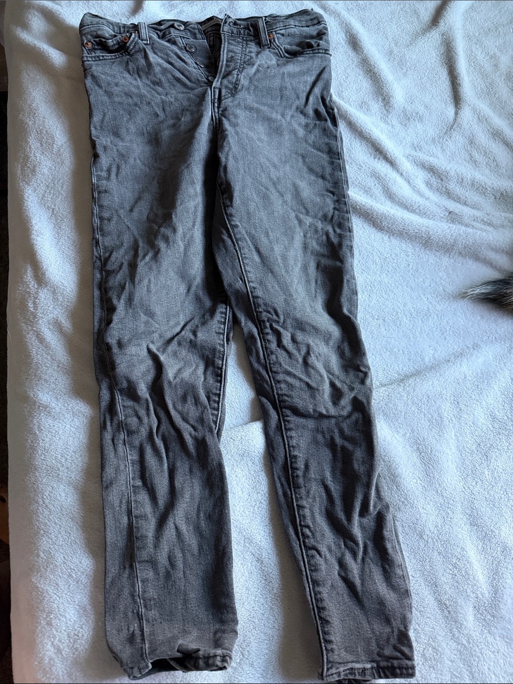 Levi's Women's Gray Skinny Jeans